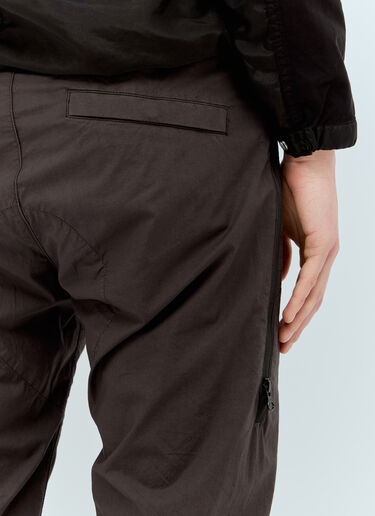 ロゴパッチ テーパードトラックパンツ Stone Island ロゴパッチ テーパードトラックパンツ ブラック sto0156092