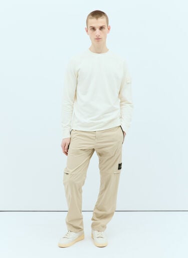 로고 패치 카고 팬츠 Stone Island 로고 패치 카고 팬츠 베이지 sto0156093