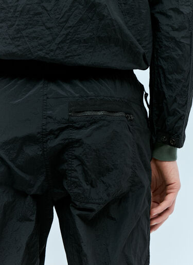 Stone Island 徽标贴饰运动裤 黑色 sto0156095
