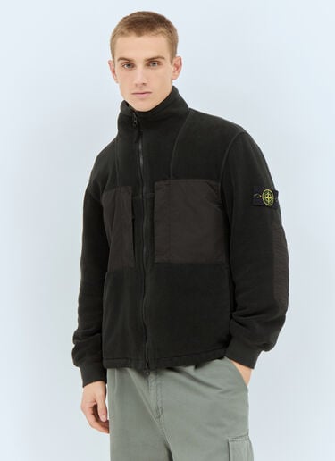 Stone Island Fleece Jacket Grey sto0158020