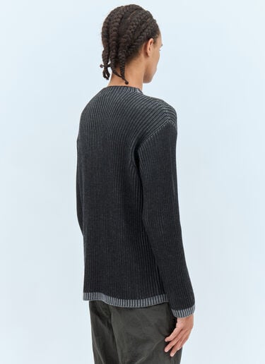 Stone Island Dual-Tone Sweater Black sto0158039