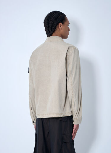 Compass Patch Shirt Stone Island Compass Patch Shirt Beige sto0160012