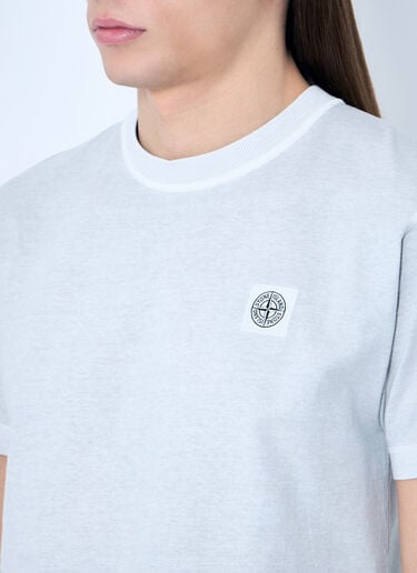 Stone Island 徽标贴饰 T 恤  灰色 sto0160014