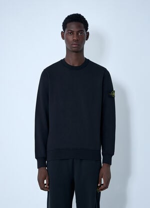 Stone Island Logo Patch Sweatshirt Black sto0162004