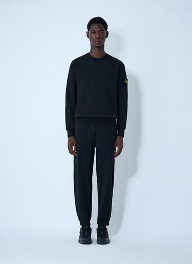 Stone Island Logo Patch Sweatshirt Black sto0162004