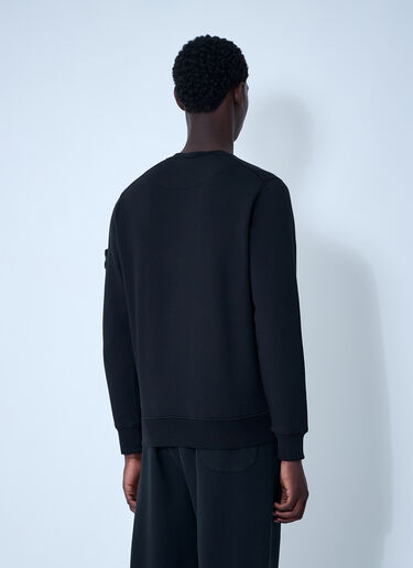 Logo Patch Sweatshirt Stone Island Logo Patch Sweatshirt Black sto0162004