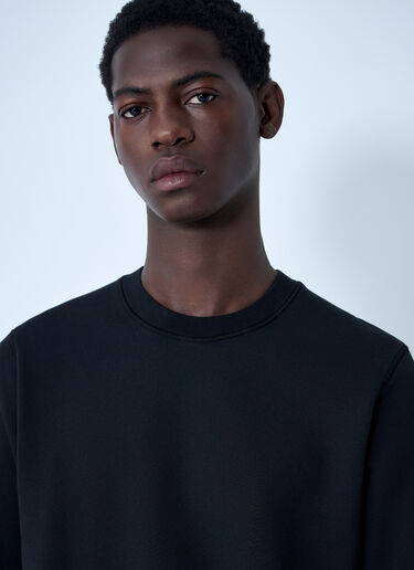 Logo Patch Sweatshirt Stone Island Logo Patch Sweatshirt Black sto0162004