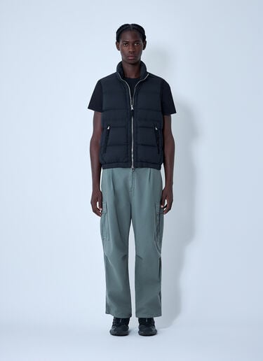 Stone Island Logo Patch Gilet Black sto0162017