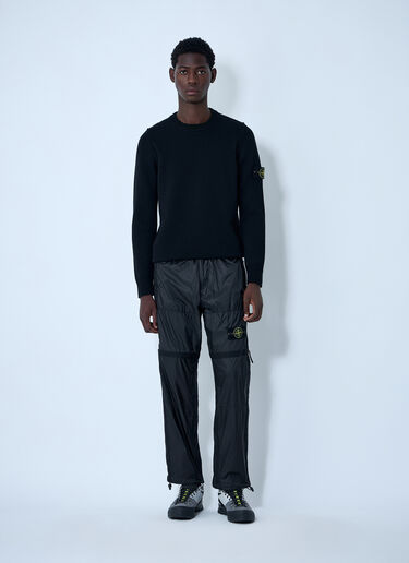 Stone Island Logo Patch Pants Ivory sto0162023