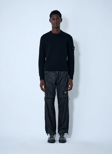 Wool-Blend Sweater Stone Island Wool-Blend Sweater Black sto0162026