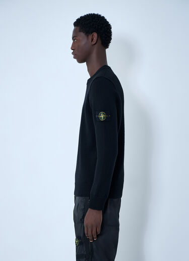 Wool-Blend Sweater Stone Island Wool-Blend Sweater Black sto0162026