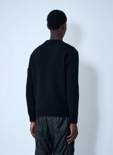 Wool-Blend Sweater Stone Island Wool-Blend Sweater Black sto0162026