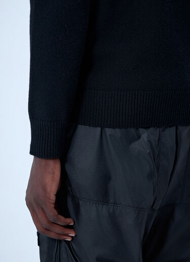 Wool-Blend Sweater Stone Island Wool-Blend Sweater Black sto0162026