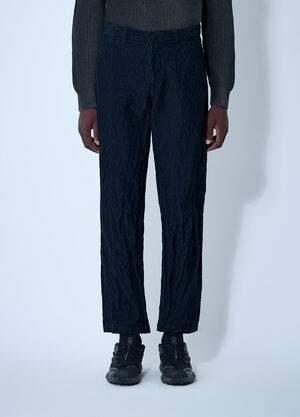 Stone Island Wrinkled Corduroy Pants Navy sto0162032