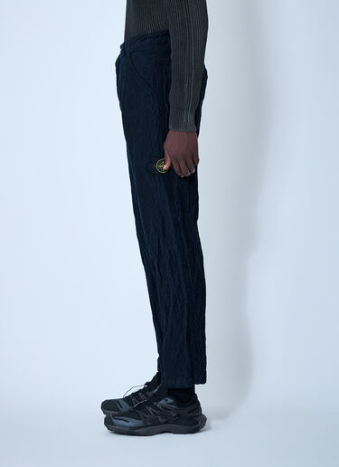 Stone Island Wrinkled Corduroy Pants Navy sto0162032