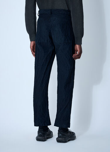 Stone Island Wrinkled Corduroy Pants Navy sto0162032
