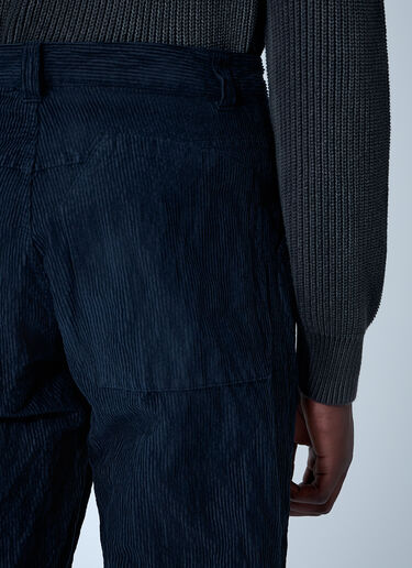 Wrinkled Corduroy Pants Stone Island Wrinkled Corduroy Pants Navy sto0162032