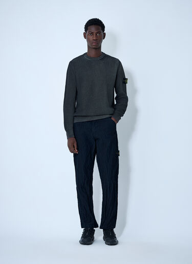 Stone Island Fisherman Rib Sweater Dark Grey sto0162034