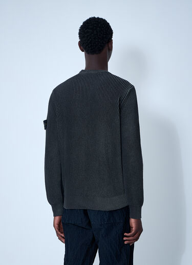 Stone Island Fisherman Rib Sweater Dark Grey sto0162034