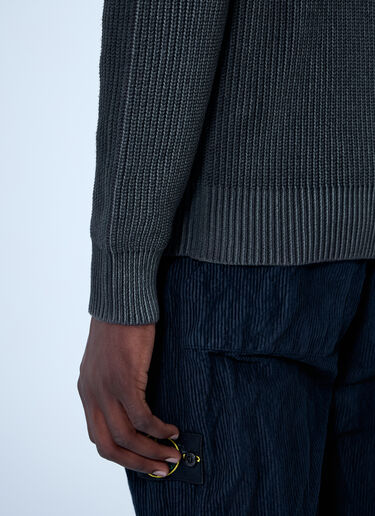 Stone Island Fisherman Rib Sweater Dark Grey sto0162034