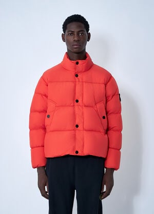 Stone Island Crinkles Reps NY Bomber Jacket Red sto0162039