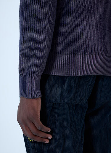 Zip-Up Rib Cardigan Stone Island Zip-Up Rib Cardigan Purple sto0162040