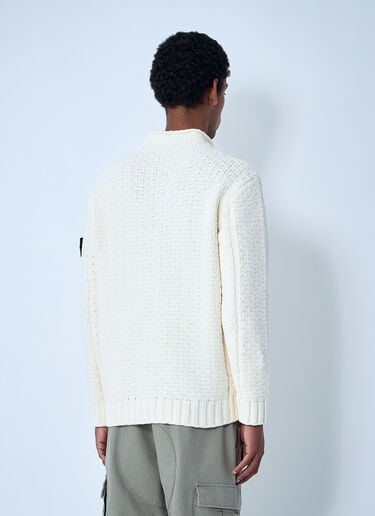 셔닐 면 스웨터 Stone Island 셔닐 면 스웨터 아이보리 sto0162041