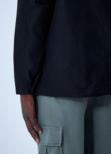 Logo Patch Hooded Jacket Stone Island Logo Patch Hooded Jacket Black sto0162047