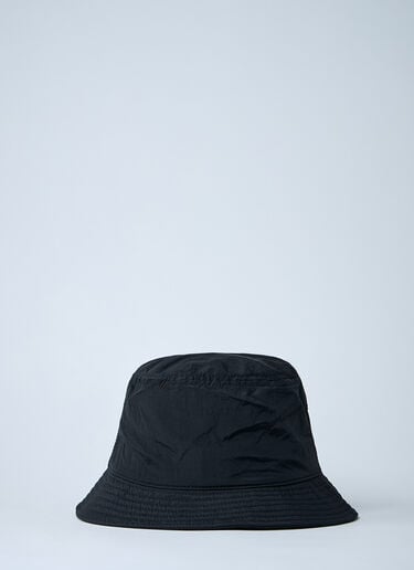 Stone Island Logo Motif Bucket Hat Black sto0162051
