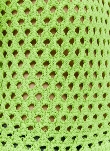 Open-Knit Polo Shirt Stüssy Open-Knit Polo Shirt Green sts0152056