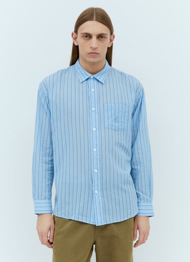 Stüssy Stripe Classic Shirt Blue sts0153005