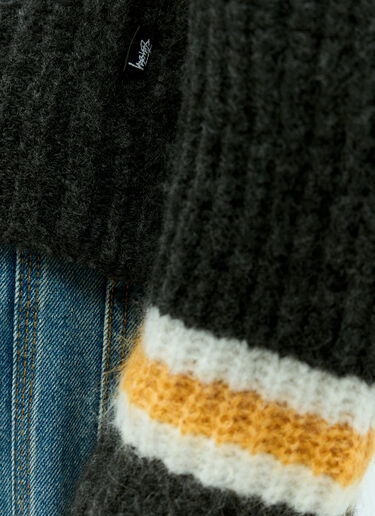Mohair Tennis Sweater Stüssy Mohair Tennis Sweater Black sts0153031