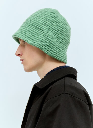 Link Knit Bucket Hat Stüssy Link Knit Bucket Hat Green sts0154023