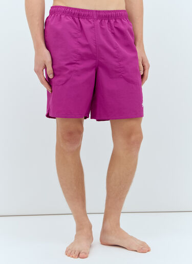 Logo Print Swim Shorts Stüssy Logo Print Swim Shorts Purple sts0156021