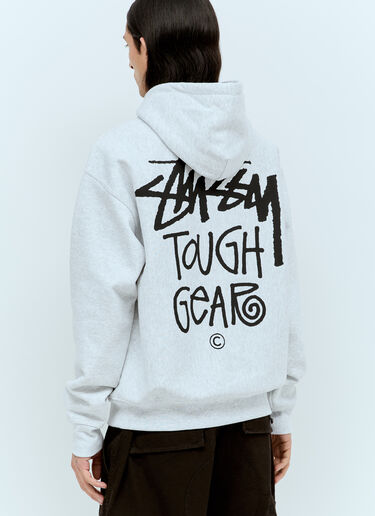 Stüssy Tough Gear Hooded Sweatshirt Grey sts0156034