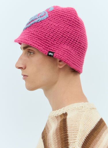 Swirly Knit Bucket Hat Stüssy Swirly Knit Bucket Hat Pink sts0157015