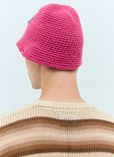 Stüssy Swirly Knit Bucket Hat Pink sts0157015