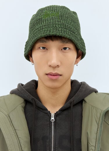 Stüssy Marl Knit Bucket Hat Green sts0158020