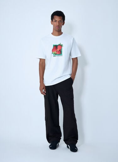 로고 모티프 티셔츠 Stüssy 로고 모티프 티셔츠 화이트 sts0161002