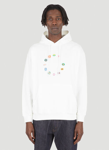 Souvenir x Viron 후드 스웻셔츠 화이트 svn0146001