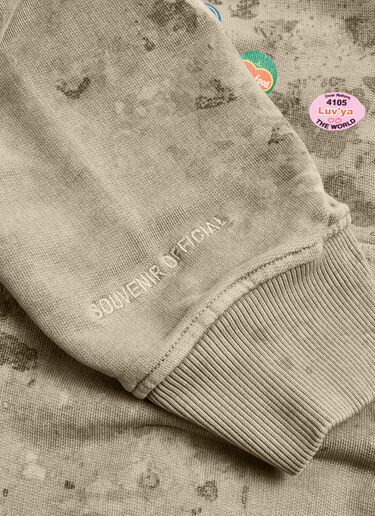 천연 염색 후드 스웻셔츠 Souvenir x Viron 천연 염색 후드 스웻셔츠 베이지 svn0146002