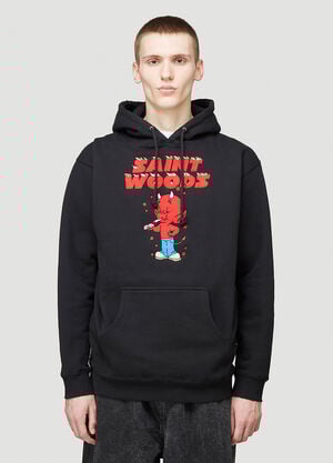 Saintwoods Little Devils Hooded Sweatshirt Black swo0144008