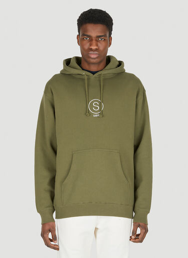 Circles Hooded Sweatshirt Saintwoods Circles Hooded Sweatshirt Green swo0146026