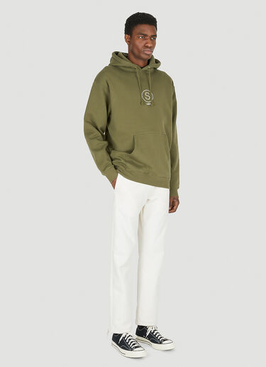 Circles Hooded Sweatshirt Saintwoods Circles Hooded Sweatshirt Green swo0146026