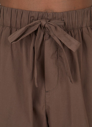 Drawstring Sleep Shorts Tekla Drawstring Sleep Shorts Brown tek0349032