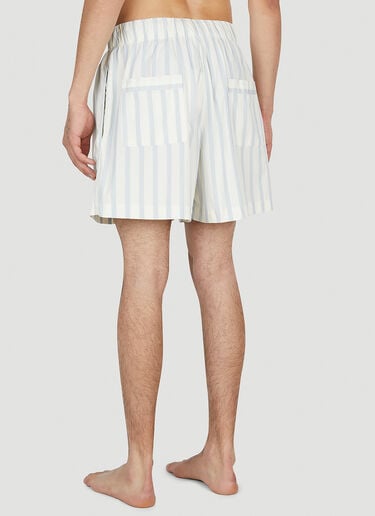 Stripes Shorts Tekla Stripes Shorts Blue tek0352007