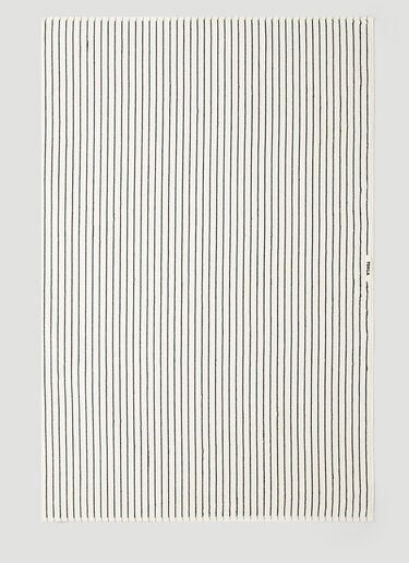 Striped Bath Sheet Tekla Striped Bath Sheet White tek0353004