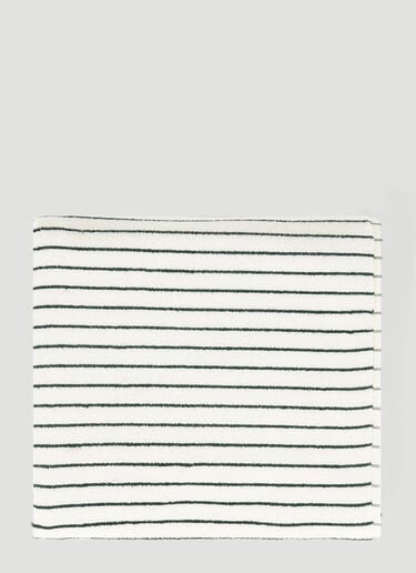 Striped Bath Sheet Tekla Striped Bath Sheet White tek0353004