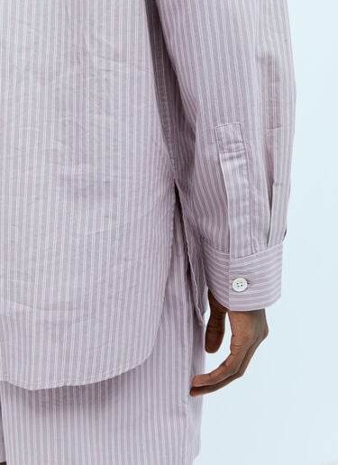 x Birkenstock Band Collar Shirt Tekla x Birkenstock Band Collar Shirt Purple tek0355004
