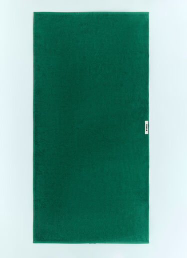 Logo Patch Bath Towel Tekla Logo Patch Bath Towel Green tek0355015